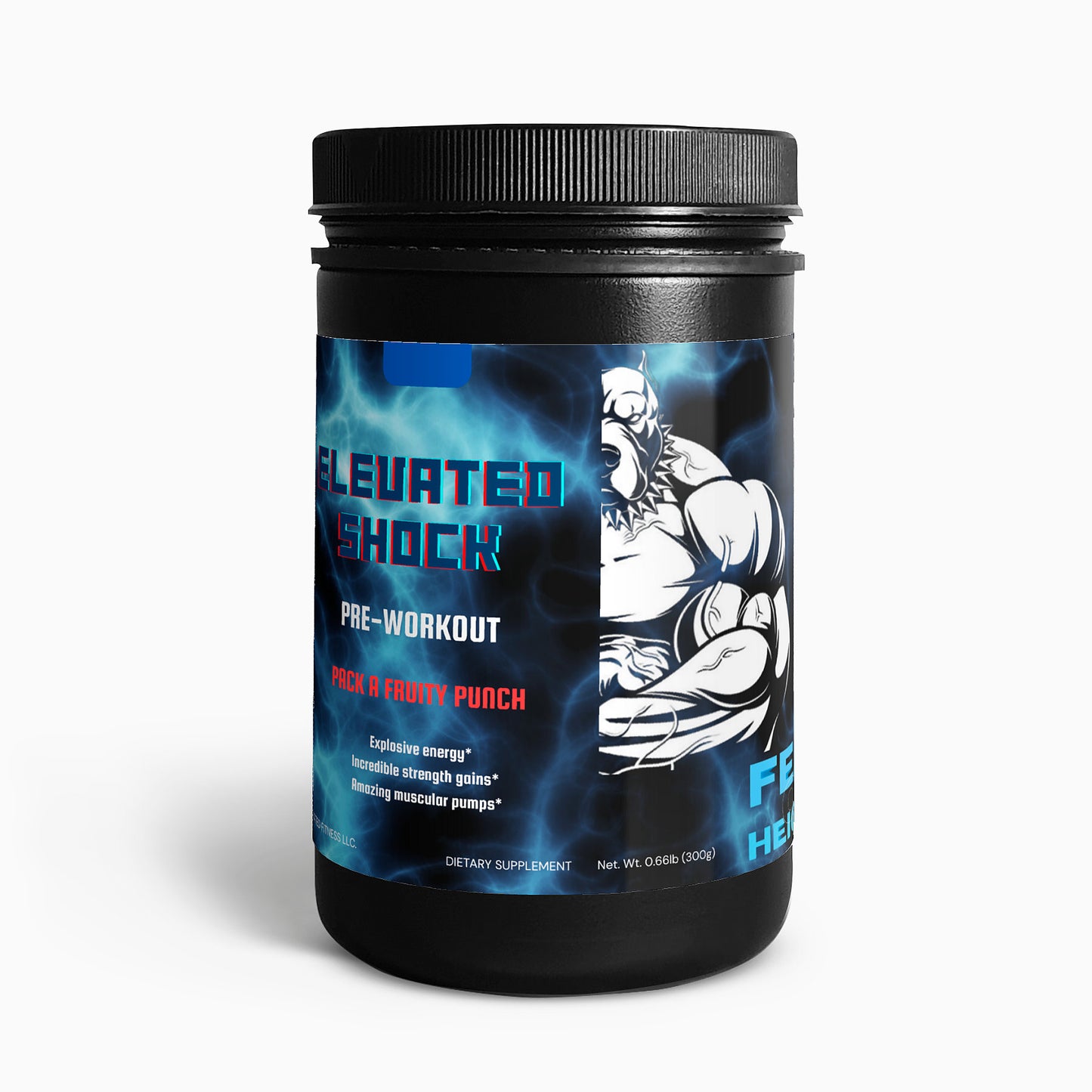 ELEVATED SHOCK Pre-Workout (Fruit Punch)